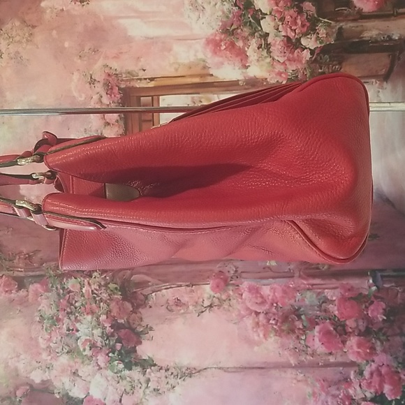 GUCCI SOHO SHOULDER BAG LEATHER LARGE RED - Picture 11 of 16